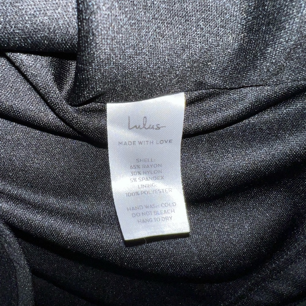 SOLD Lulus Love Galore Black Skater Dress; Size Small - Picture 11 of 12